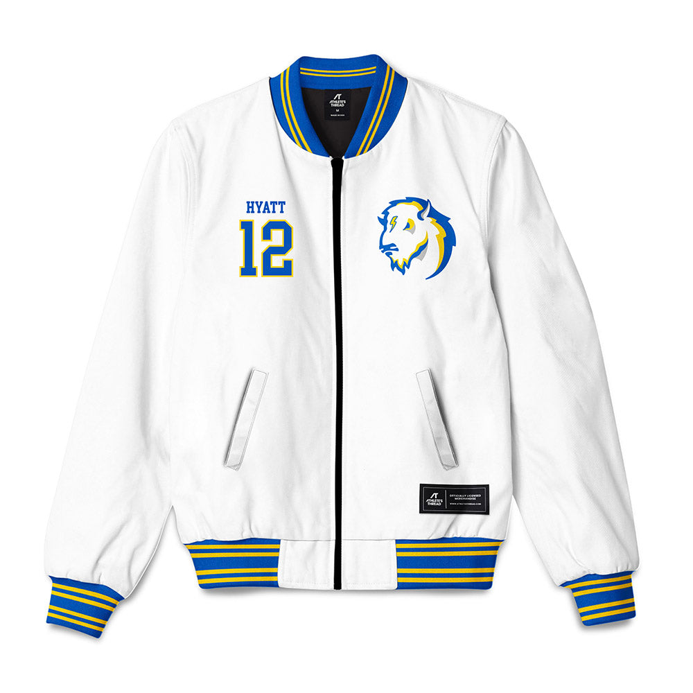 Southeastern - NCAA Women's Basketball : Halli Hyatt - Bomber Jacket-0