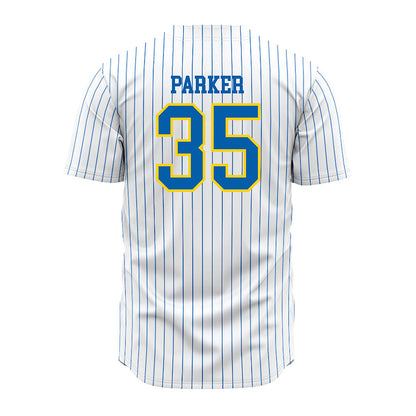 Southeastern - NCAA Baseball : Austin Parker - White Pinstripe Jersey-1