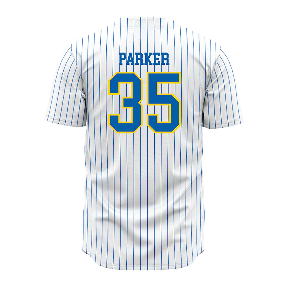 Southeastern - NCAA Baseball : Austin Parker - White Pinstripe Jersey-1