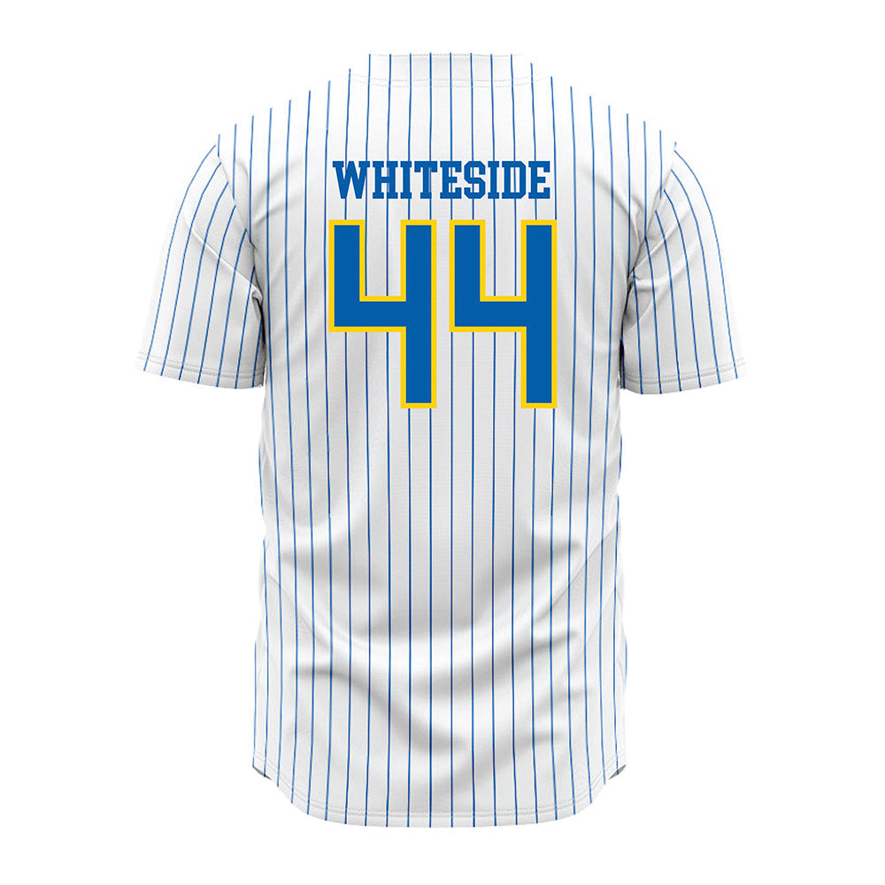 Southeastern - NCAA Baseball : Weston Whiteside - White Pinstripe Jersey-1