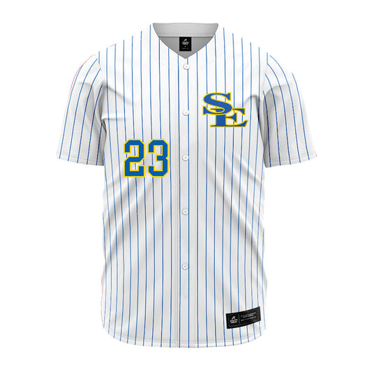 Southeastern - NCAA Baseball : Tanner Carter - White Pinstripe Jersey-0