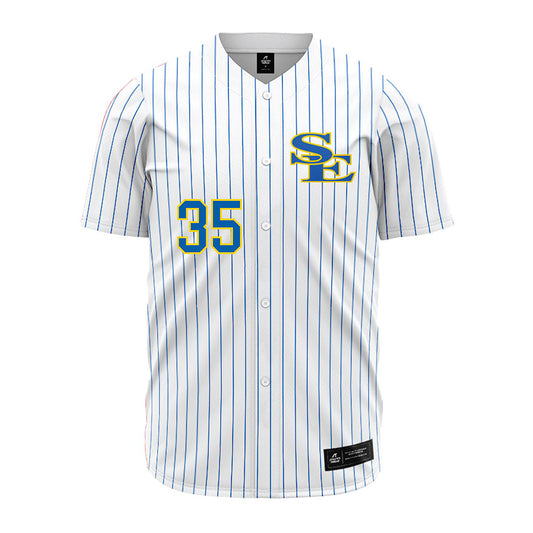 Southeastern - NCAA Baseball : Austin Parker - White Pinstripe Jersey-0