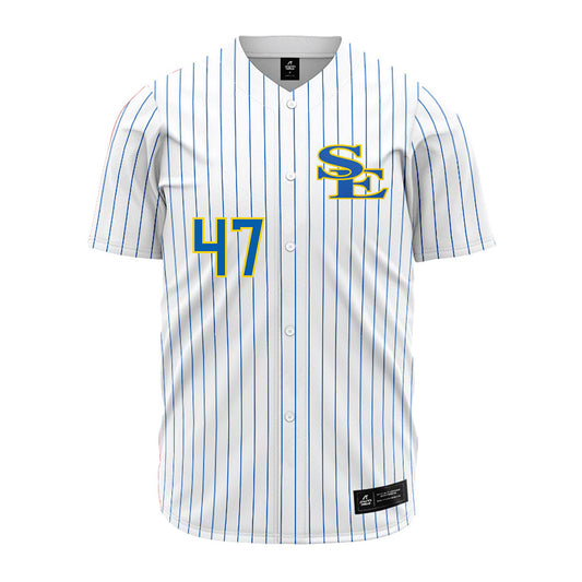 Southeastern - NCAA Baseball : Caiden Hubbard - White Pinstripe Jersey-0