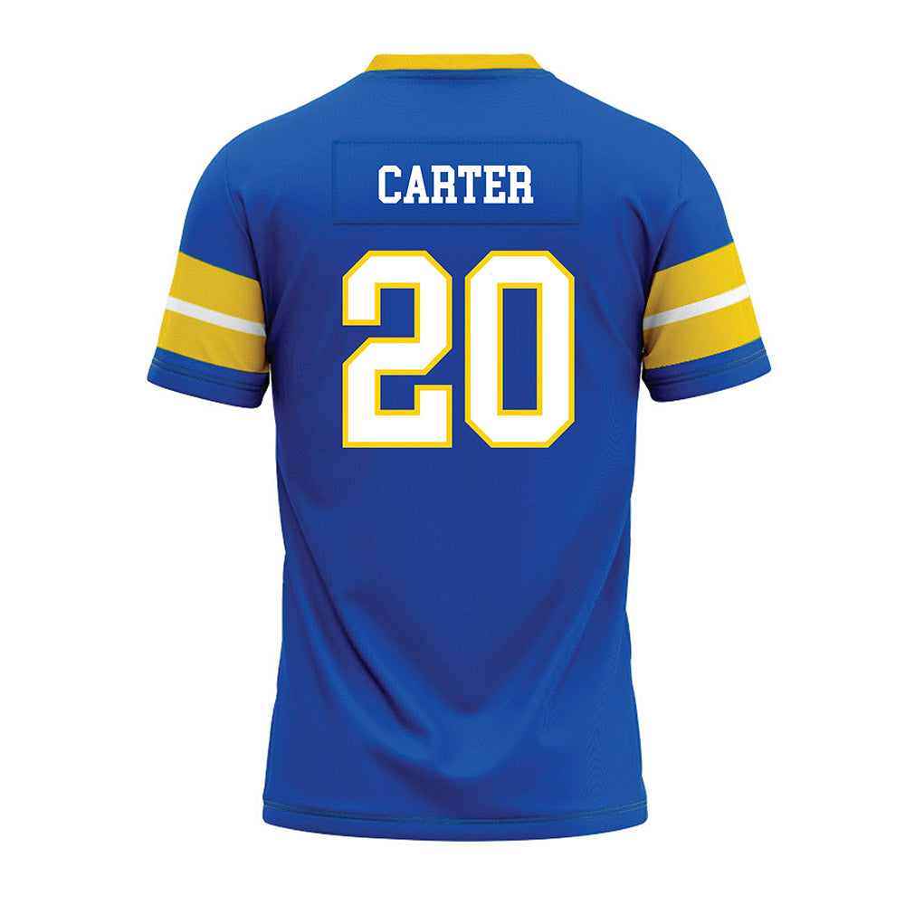 Southeastern - NCAA Football : Zion Carter - Royal Premium Football Jersey-1