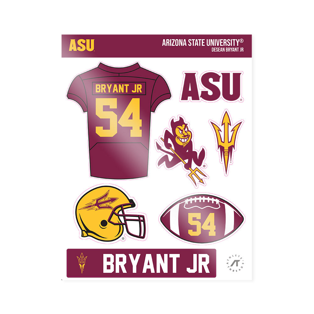 Arizona State - NCAA Football : Desean Bryant Jr - Sticker Sheet-0