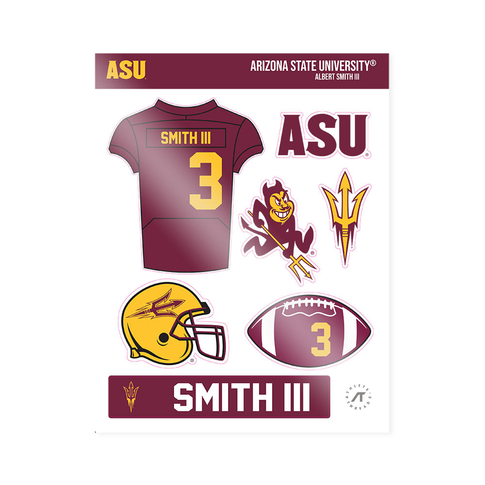 Arizona State - NCAA Football : Albert Smith III - Sticker Sheet-0