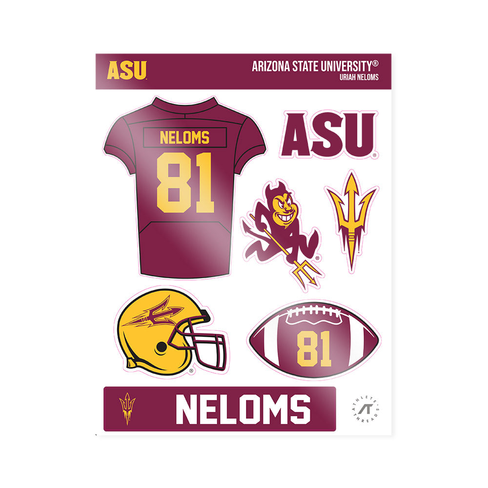 Arizona State - NCAA Football : Uriah Neloms - Sticker Sheet-0