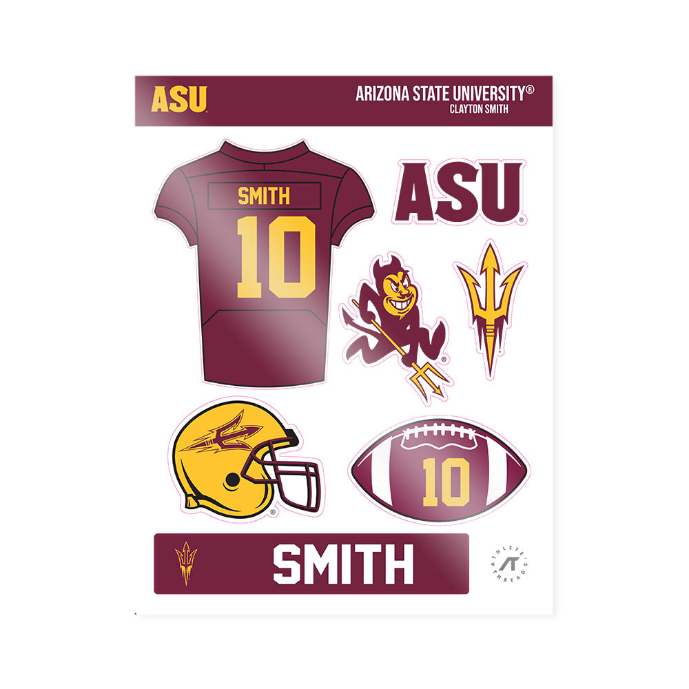 Arizona State - NCAA Football : Clayton Smith - Sticker Sheet-0
