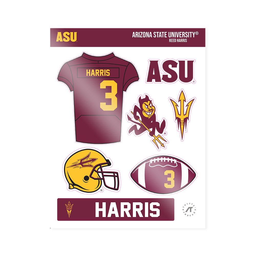Arizona State - NCAA Football : Reed Harris - Sticker Sheet-0