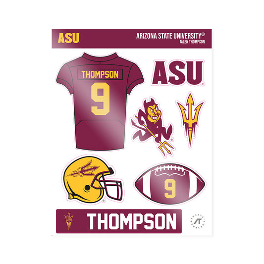 Arizona State - NCAA Football : Jalen Thompson - Sticker Sheet-0