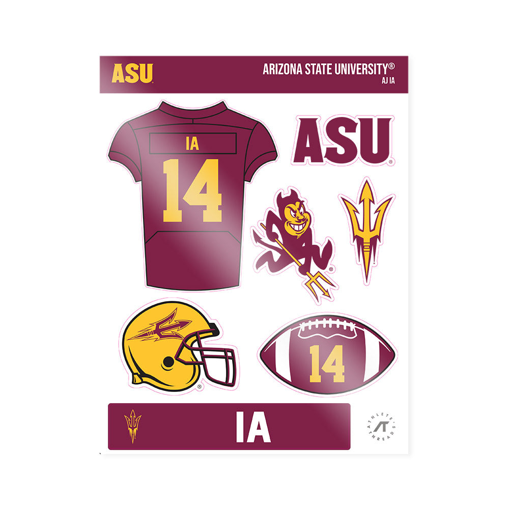 Arizona State - NCAA Football : AJ Ia - Sticker Sheet-0