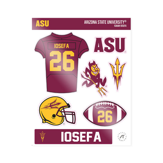 Arizona State - NCAA Football : Isaiah Iosefa - Sticker Sheet-0