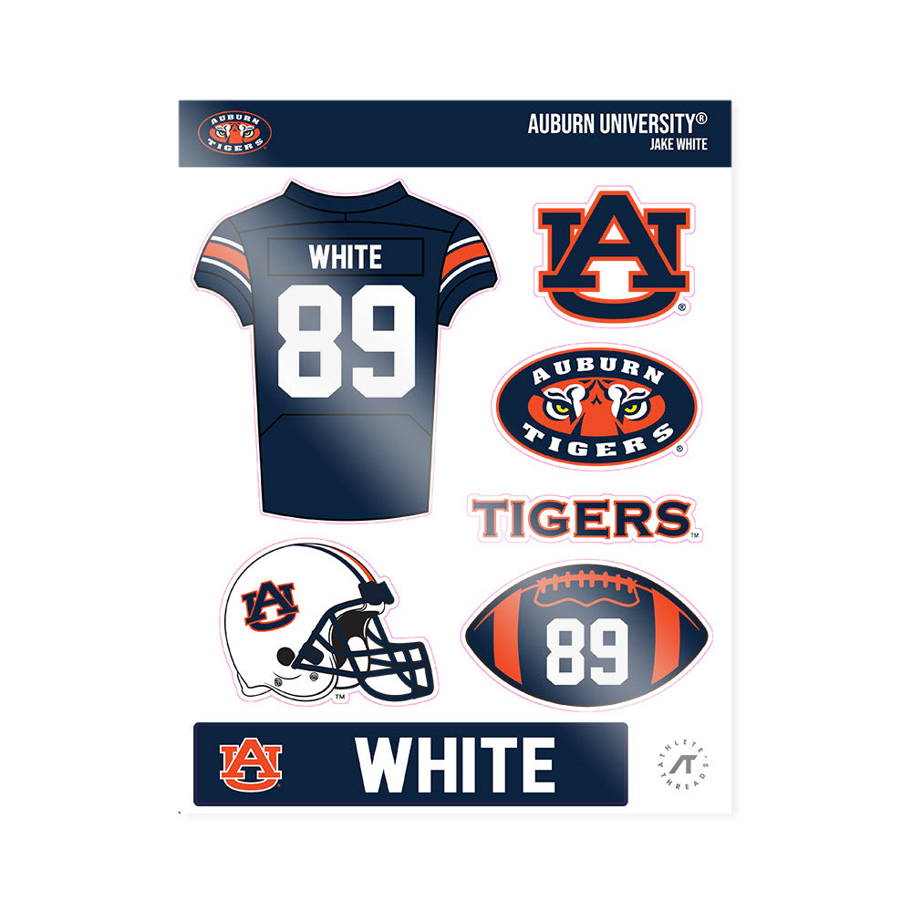 Auburn - NCAA Football : Jake White - Sticker Sheet-0