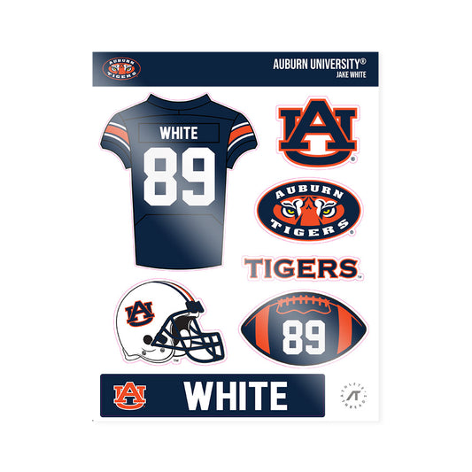 Auburn - NCAA Football : Jake White - Sticker Sheet-0