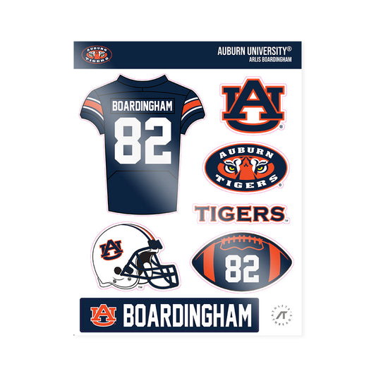 Auburn - NCAA Football : Arlis Boardingham - Sticker Sheet-0