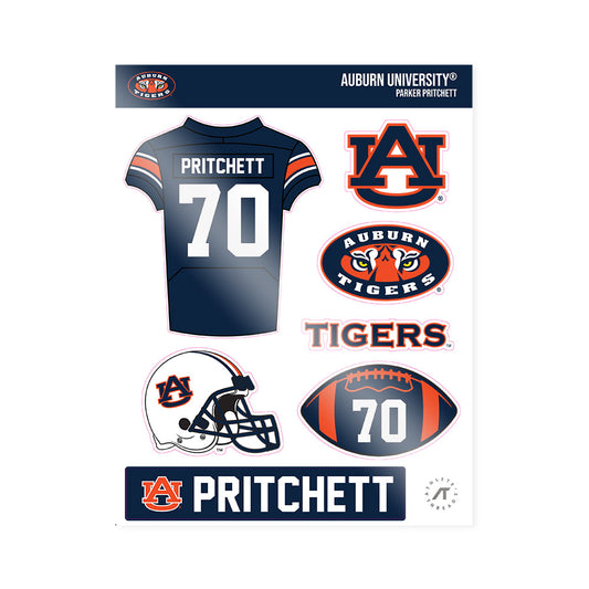 Auburn - NCAA Football : Parker Pritchett - Sticker Sheet-0
