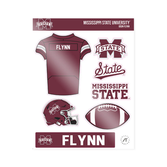 Mississippi State - NCAA Football : Oisin Flynn - Sticker Sheet-0