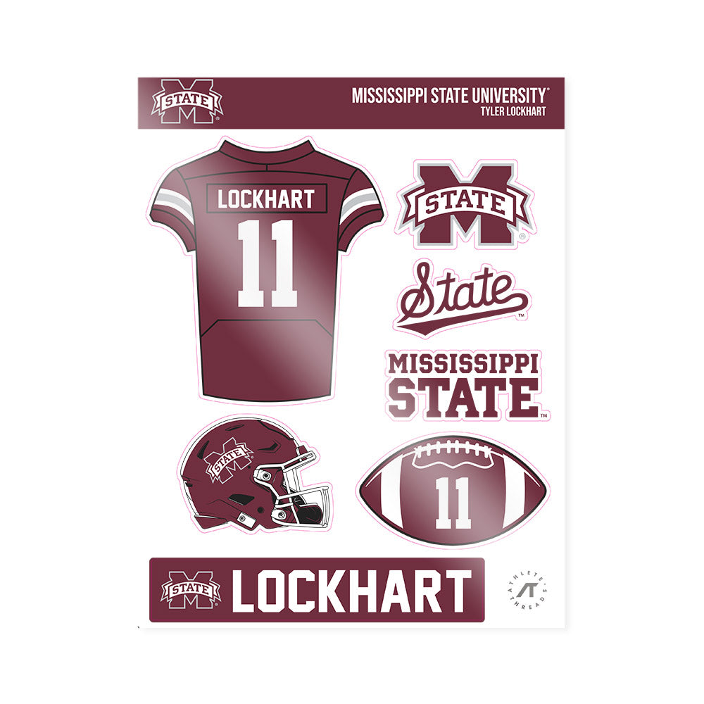 Mississippi State - NCAA Football : Tyler Lockhart - Sticker Sheet-0