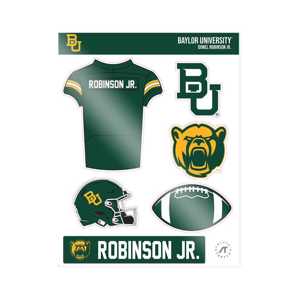 Baylor - NCAA Football : Donel Robinson Jr. - Sticker Sheet-0
