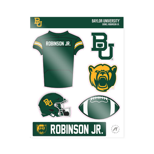 Baylor - NCAA Football : Donel Robinson Jr. - Sticker Sheet-0