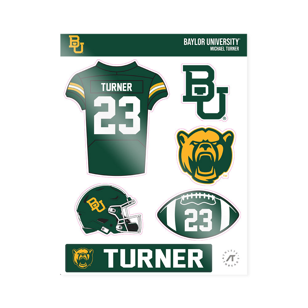 Baylor - NCAA Football : Michael Turner - Sticker Sheet-0