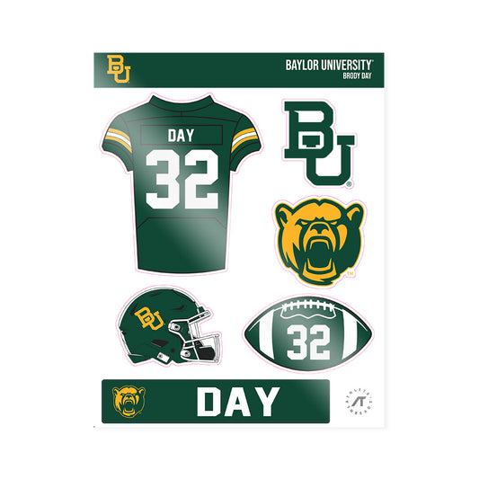 Baylor - NCAA Football : Brody Day - Sticker Sheet-0