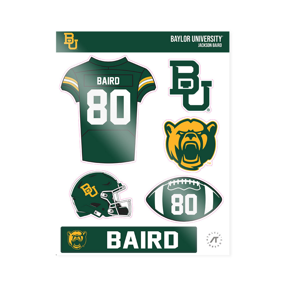Baylor - NCAA Football : Jackson Baird - Sticker Sheet-0
