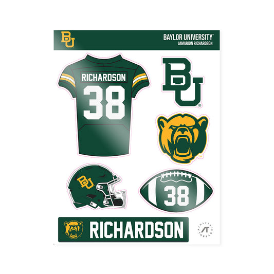 Baylor - NCAA Football : Jamarion Richardson - Sticker Sheet-0