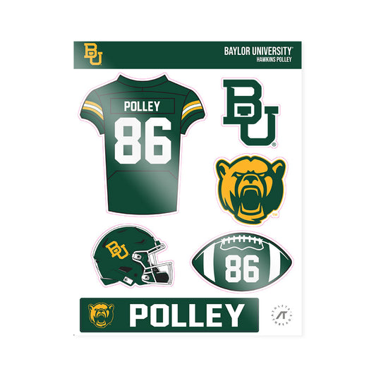 Baylor - NCAA Football : Hawkins Polley - Sticker Sheet-0