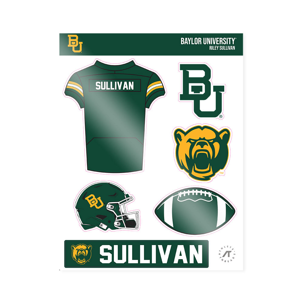 Baylor - NCAA Football : Riley Sullivan - Sticker Sheet-0