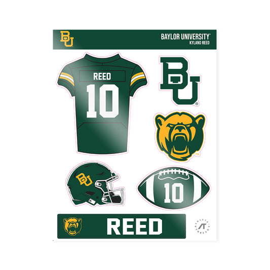 Baylor - NCAA Football : Kyland Reed - Sticker Sheet-0