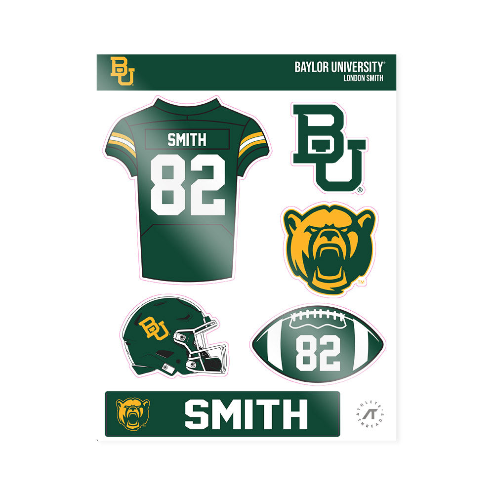Baylor - NCAA Football : London Smith - Sticker Sheet-0