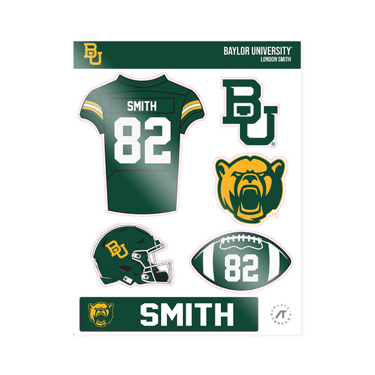 Baylor - NCAA Football : London Smith - Sticker Sheet-0