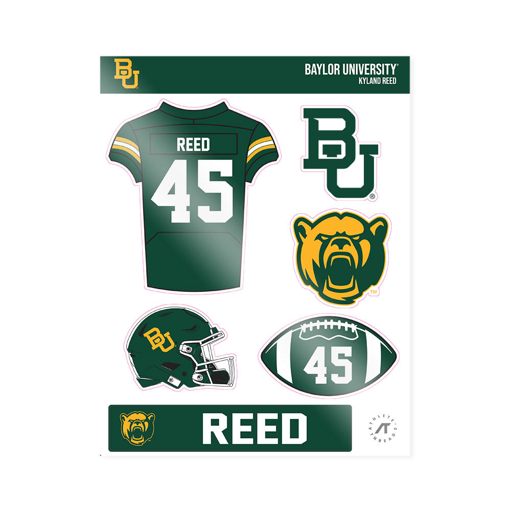 Baylor - NCAA Football : Kyland Reed - Sticker Sheet-0