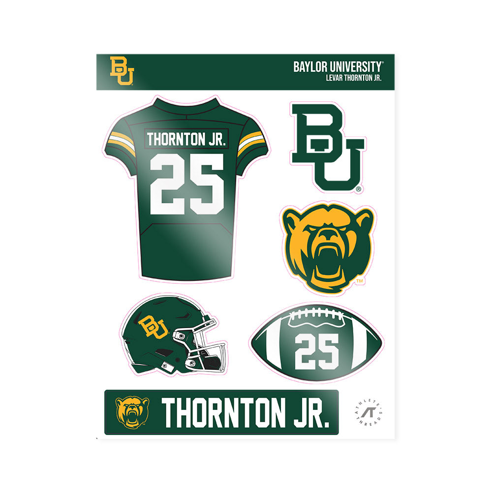 Baylor - NCAA Football : Levar Thornton Jr. - Sticker Sheet-0