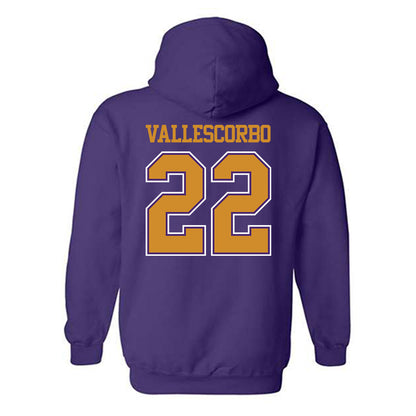Alcorn - NCAA Baseball : Adrian Vallescorbo - Classic Shersey Hooded Sweatshirt-1