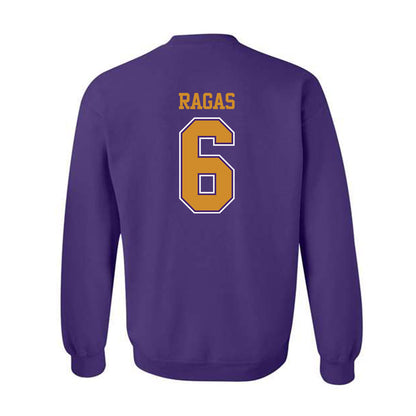 Alcorn - NCAA Baseball : Chase Ragas - Classic Shersey Crewneck Sweatshirt-1