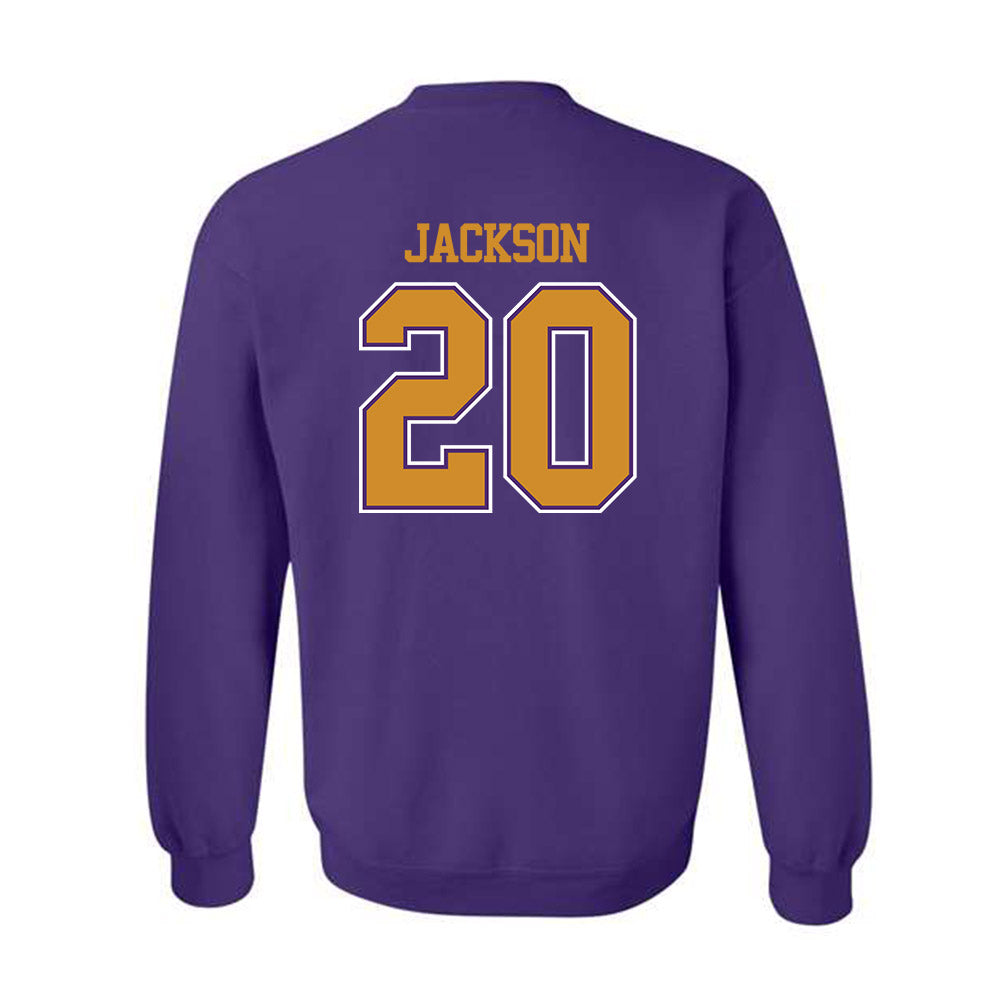 Alcorn - NCAA Baseball : Kevin Jackson - Classic Shersey Crewneck Sweatshirt-1