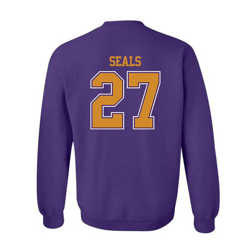 Alcorn - NCAA Football : TaRell Seals - Classic Shersey Crewneck Sweatshirt-1