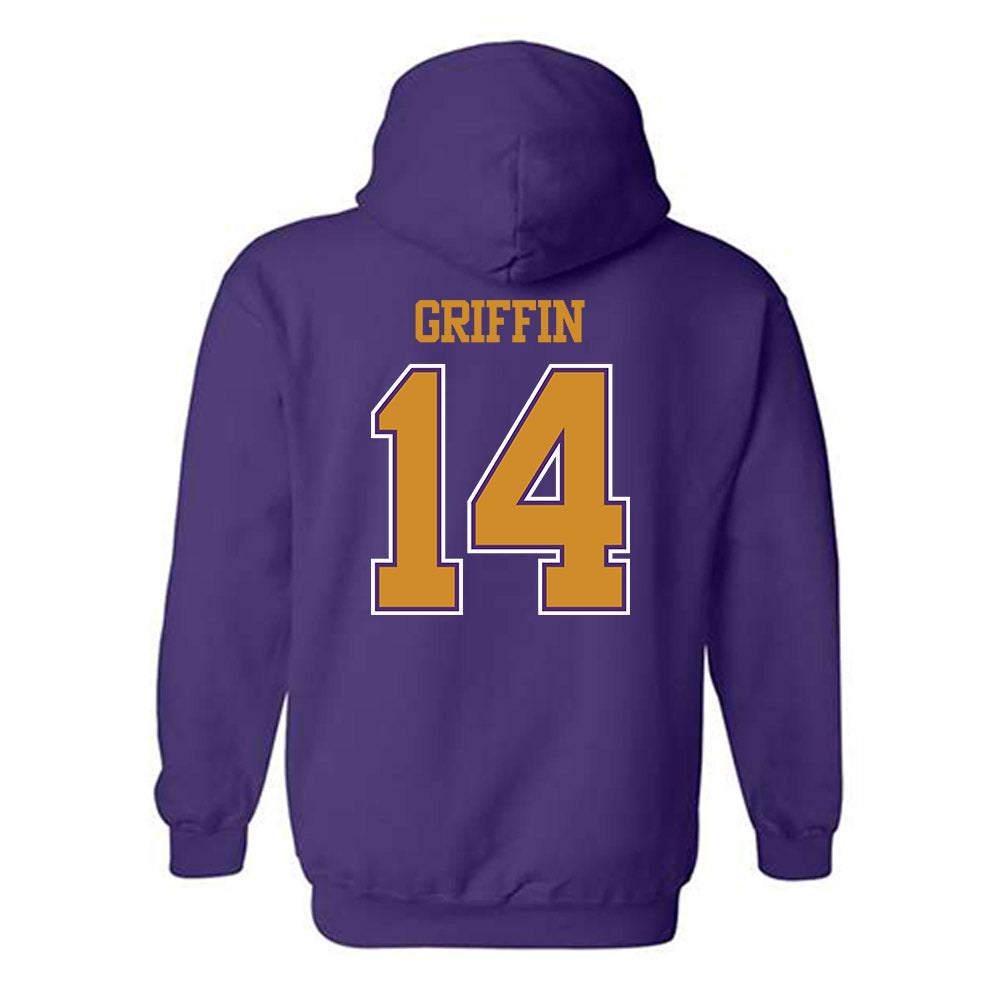 Alcorn - NCAA Football : Elijah Griffin - Classic Shersey Hooded Sweatshirt-1