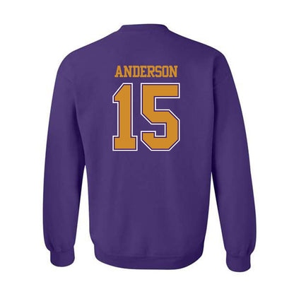Alcorn - NCAA Women's Basketball : Jeanee Anderson - Classic Shersey Crewneck Sweatshirt-1