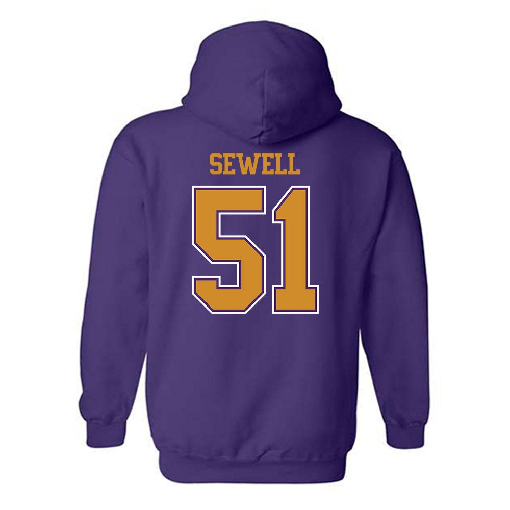 Alcorn - NCAA Football : Landen Sewell - Classic Shersey Hooded Sweatshirt-1