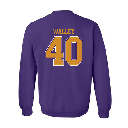 Alcorn - NCAA Football : Christopher Walley - Classic Shersey Crewneck Sweatshirt-1