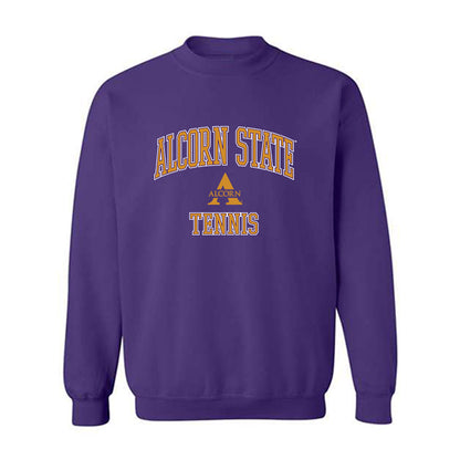 Alcorn - NCAA Men's Tennis : Kahari McNeal - Classic Shersey Crewneck Sweatshirt-0