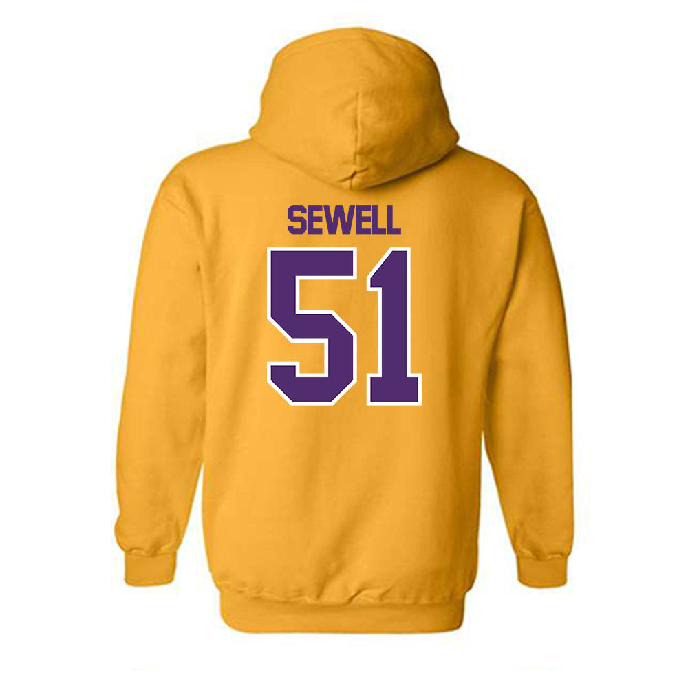 Alcorn - NCAA Football : Landen Sewell - Classic Shersey Hooded Sweatshirt-1