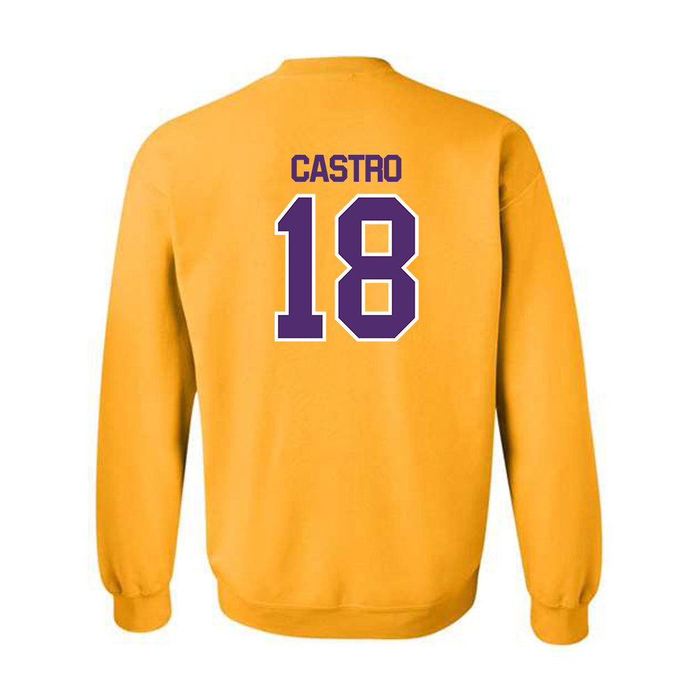 Alcorn - NCAA Baseball : Yoni Castro - Classic Shersey Crewneck Sweatshirt-1