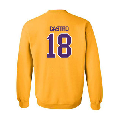 Alcorn - NCAA Baseball : Yoni Castro - Classic Shersey Crewneck Sweatshirt-1