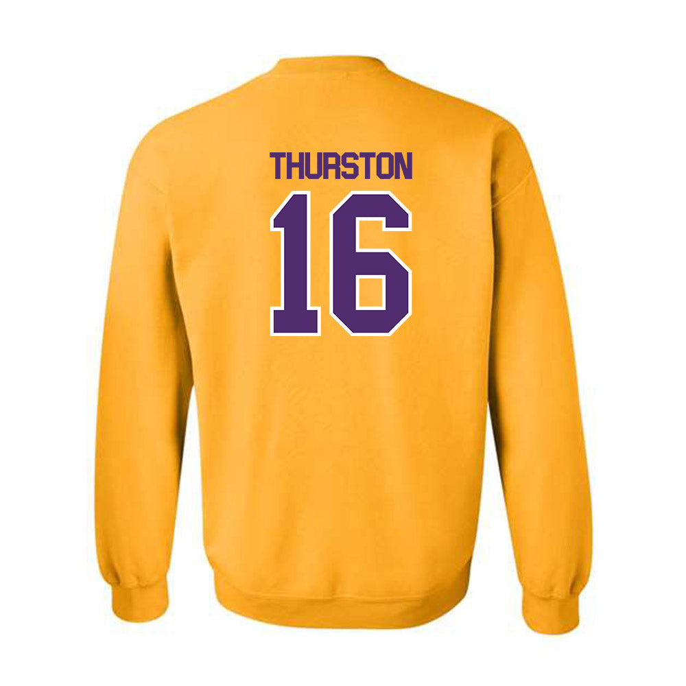 Alcorn - NCAA Baseball : Chance Thurston - Classic Shersey Crewneck Sweatshirt-1