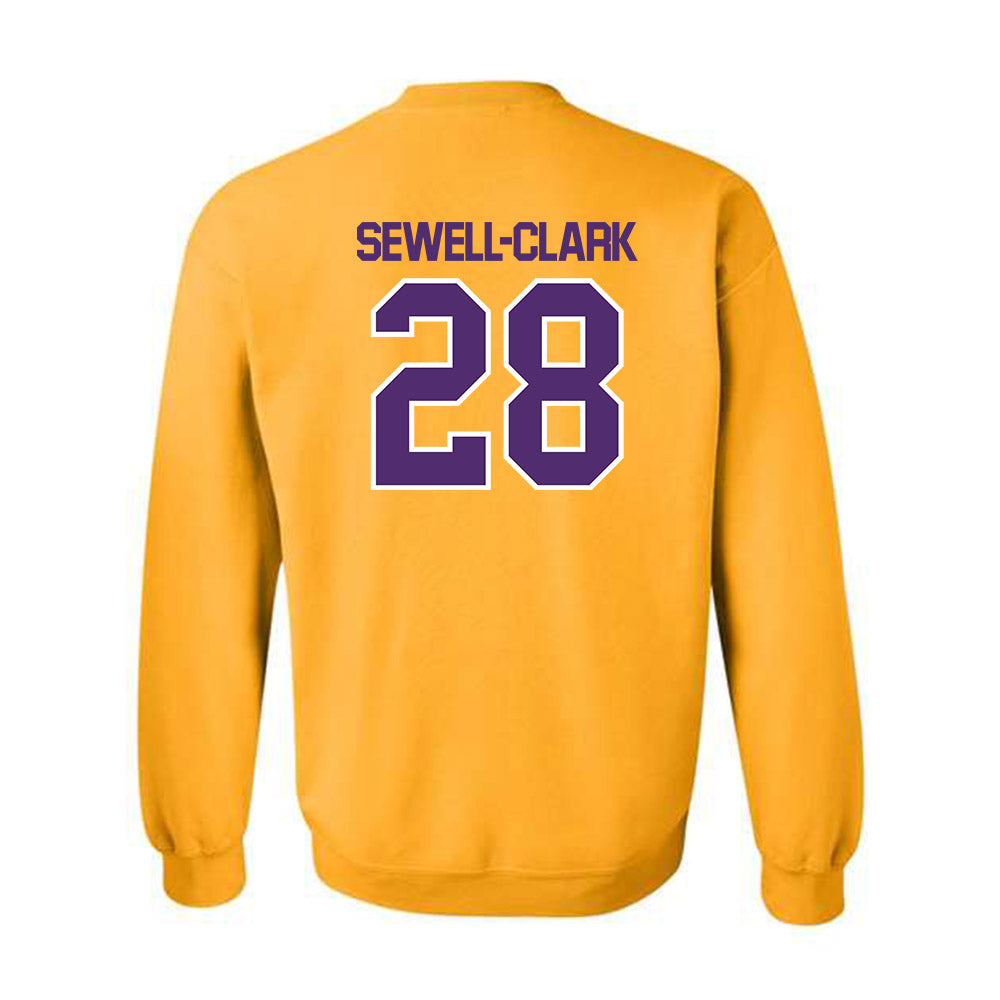 Alcorn - NCAA Football : JaCorian Sewell-Clark - Classic Shersey Crewneck Sweatshirt-1