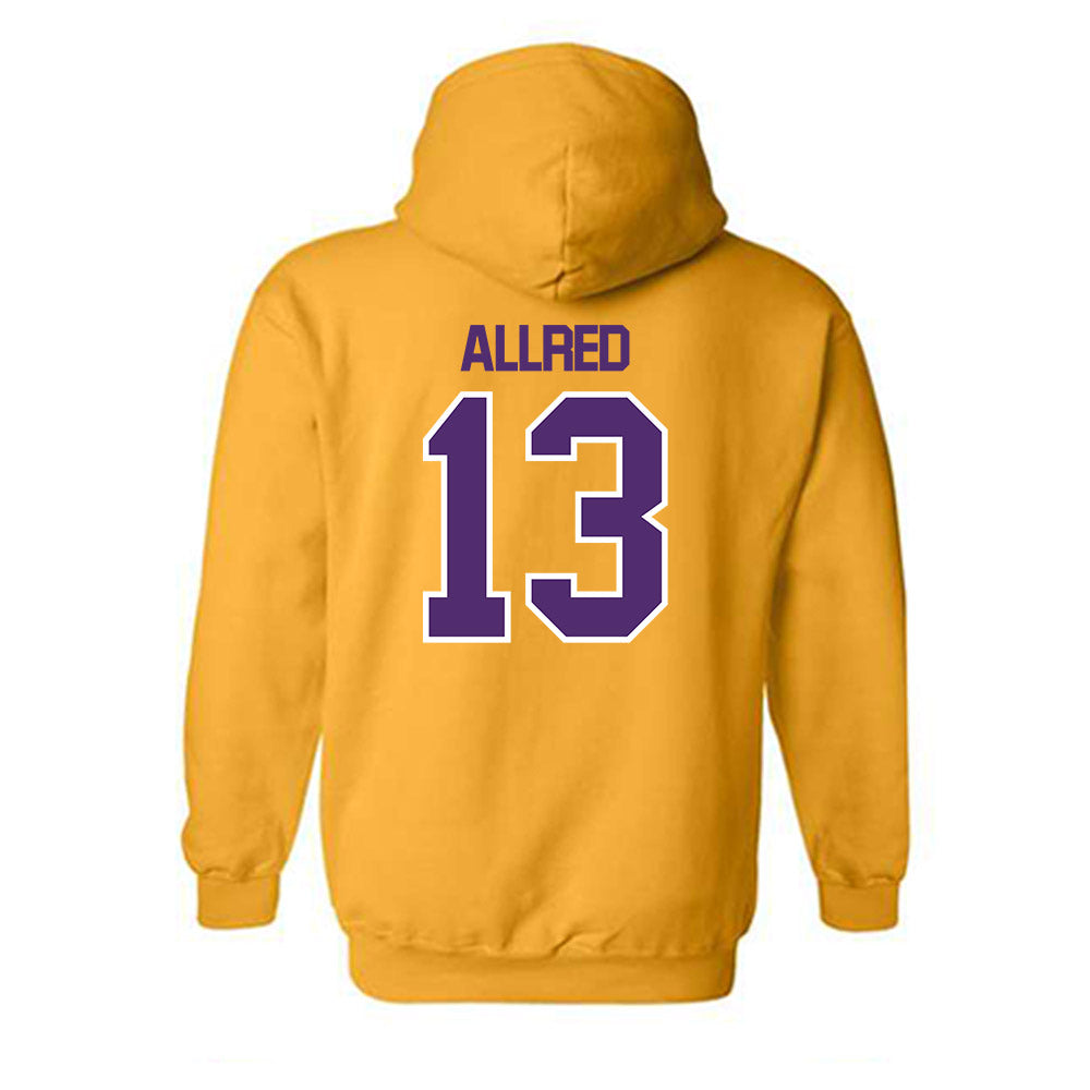 Alcorn - NCAA Baseball : Hank Allred - Classic Shersey Hooded Sweatshirt-1